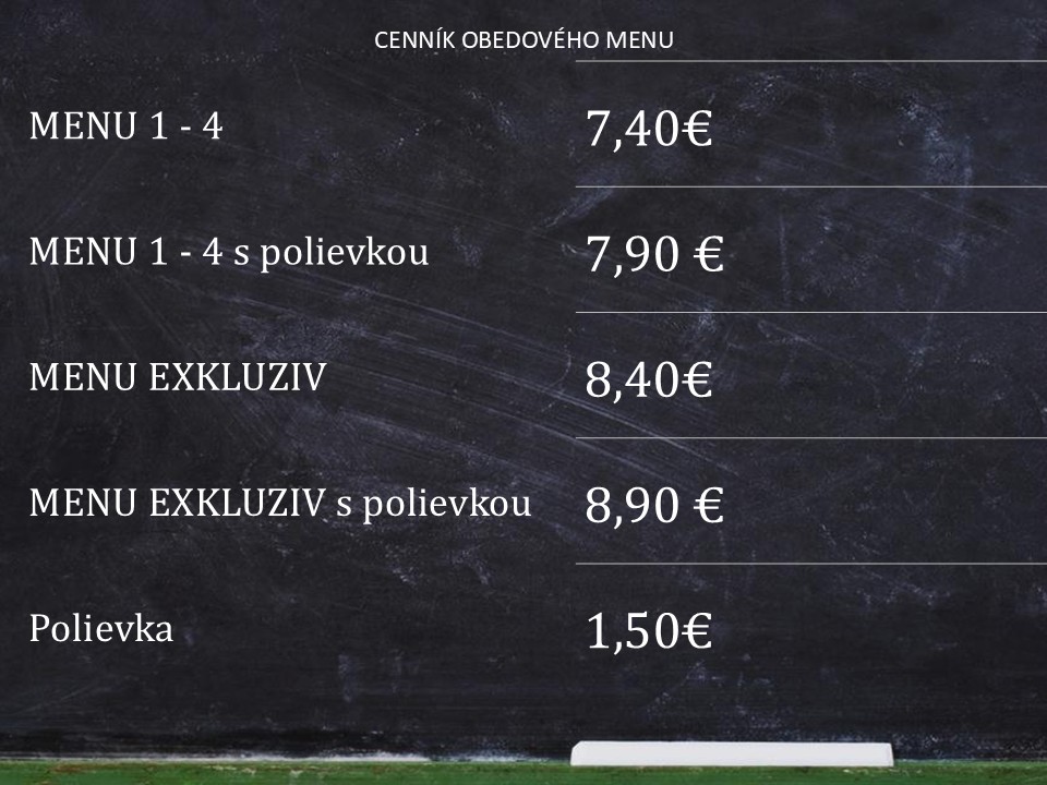 CENNIK BISTRO 101325
